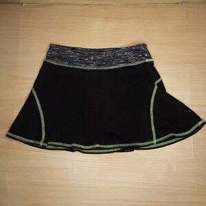 So Girls Black Green Athletic Skirt 10